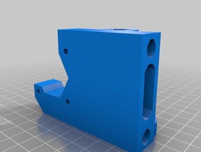 x-end-motor-mount integrierte gedruckt Lager 3d Drucker Teile remixchallenge 3d print model - Mito3D