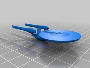 exeter sınıfı yıldız gemisi araç kurumsal Federasyon star trek online filosu trekkie 3d print model - Mito3D