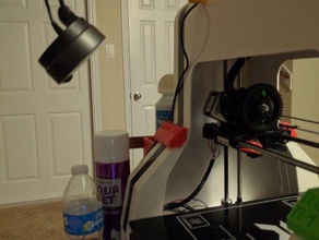robo 3d webcam holder printer accessories arm camera mount r1 web cam 3d print model - Mito3D