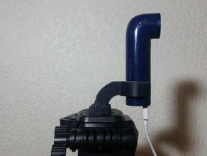 htc re de la monture trépied port charge caméra usb 3d print model - Mito3D