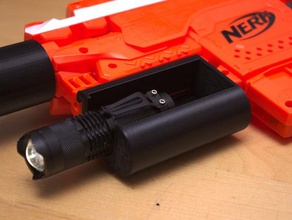 nerf front grip sipik sk-68 holder toy game accessories gun rail sk68 3d print model - Mito3D