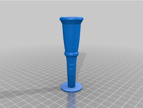 my customized parametric mouthpiece 21 music 3d print model - Mito3D