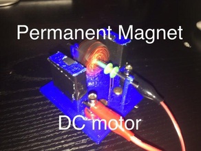 imán permanente del motor de dc electrónica 3d print model - Mito3D