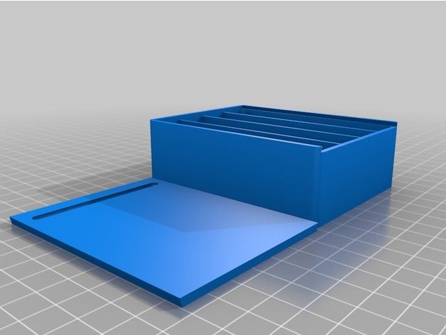 caja recursos de alta tensão recipientes personalizado 3D print model - Mito3D