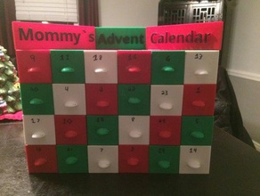 mommys calendario dell'avvento il fai da te di natale regalo 3d print model - Mito3D