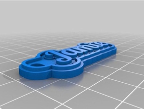jamie keychain keychains customized 3d print model - Mito3D