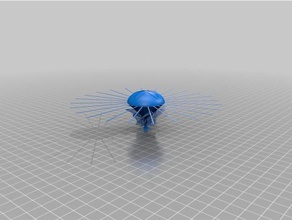 my customized jellyfish- drooloops 20 12 2 60 30 45 animals 3d print model - Mito3D