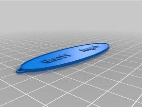 geoff Engel Schlüsselanhänger angepasst 3d print model - Mito3D