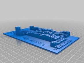3d tavole periodiche edizione ceca di apprendimento 3d print model - Mito3D