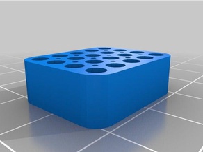 dremel bits 5x4 outil de les titulaires boîtes personnalisé 3d print model - Mito3D
