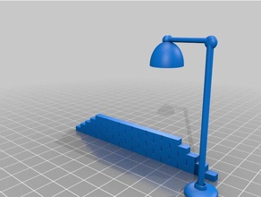 lamp wall outdoor garden 3d print model - Mito3D