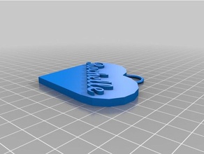 keychain 3d stampa 3d print model - Mito3D