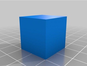my customized hollow calibration cube 3d printing tests 3d print model - Mito3D