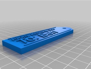 my customized gift tag ben signs logos 3d print model - Mito3D