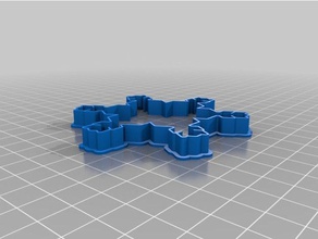 mi personalizados copo de nieve cortadores galletas 1 cocina comedor 3d print model - Mito3D