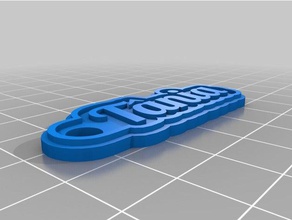 tania Schlüsselanhänger angepasst 3d print model - Mito3D