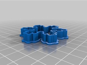 mi personalizados copo de nieve cortadores galletas 2 cocina comedor 3d print model - Mito3D