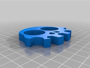 crânio edc ferramenta anéis soqueiras everydaycarry junta duster 3d print model - Mito3D