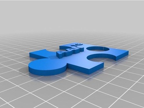 austins peça do quebra-cabeça 3d impressão 3d print model - Mito3D