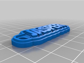 jasper keychain keychains customized 3d print model - Mito3D