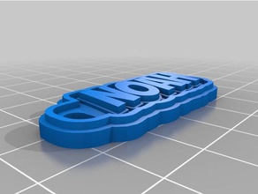 noah keychain keychains customized 3d print model - Mito3D