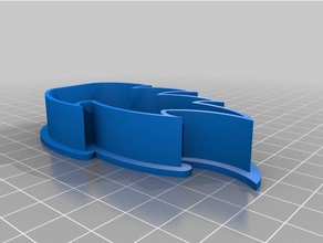 fire cookie-cutter kitchen dining 3d print model - Mito3D