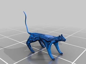 its got legs tail art 3d print model - Mito3D