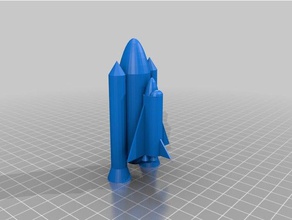 la lanzadera de espacio vehículos nasa el cohete nave espacial 3d print model - Mito3D