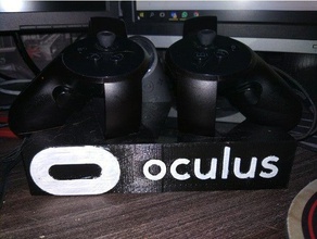 oculus toque remoto suporte de vídeo jogos rift cv1 3d print model - Mito3D