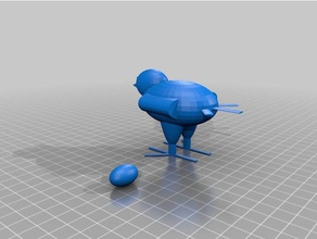 tavuk 3d baskı hayvan 3d print model - Mito3D