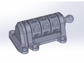 Kombination Schwingtür Container Brust 3d print model - Mito3D