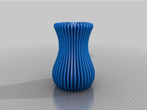 my customized bezier vase math art 3d print model - Mito3D