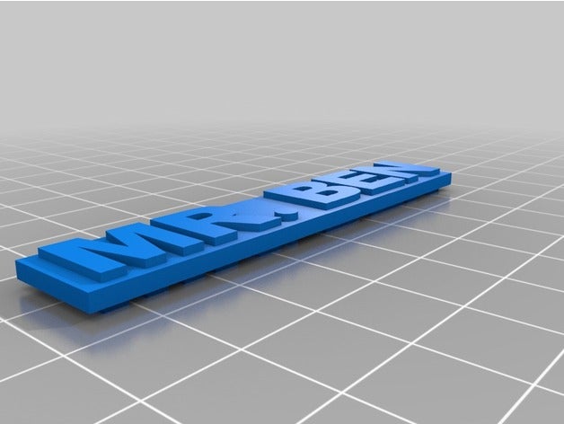 Herr ben andere Stempel 3D print model - Mito3D