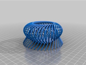 meu personalizados bezier vaso ii matemática arte 3d print model - Mito3D