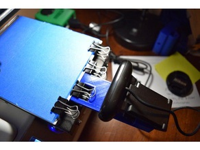 c170 mp seleccione mini cámara de montaje universal cama cristal 3d la impresora accesorios logitech monoprice los pulpos octoprint 3d print model - Mito3D