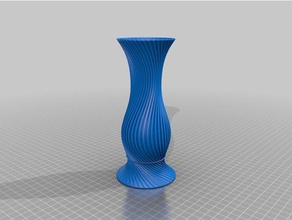 meine angepasste bezier-vase ii math Kunst 3d print model - Mito3D