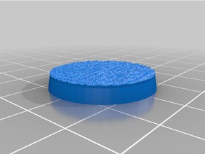 deserto da base de dados 25mm brinquedo jogo os acessórios personalizado 3d print model - Mito3D