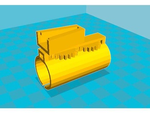 finger wrench geared llave dedo con pi&ntildeon hand tools remixchallenge 3d print model - Mito3D