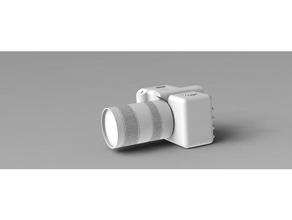 Spiegelreflex-Kamera body+Objektiv durchsucht Replikate 3d print model - Mito3D