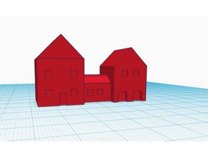 casa 3d la impresión edificio 3d print model - Mito3D