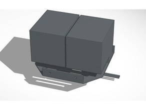 prusa i3c metal vers printerhead design only 3d parts printer dual extrusion 3d print model - Mito3D