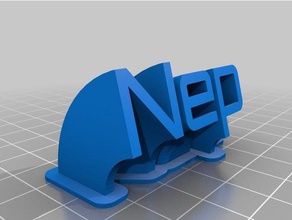 nep office personalizzato 3d print model - Mito3D