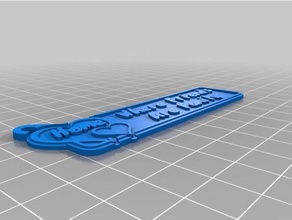 Freunde Schlüsselanhänger angepasst 3d print model - Mito3D