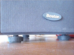 loudspeaker foot pied pour enceinte biblioth&eacuteque audio 3d print model - Mito3D