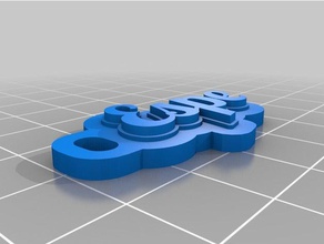 llavero Anahtarlık özelleştirilmiş 3d print model - Mito3D