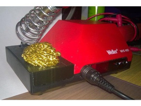 alambre titular de la esponja weller whs 40 estación soldadura herramienta los titulares cajas 3d print model - Mito3D