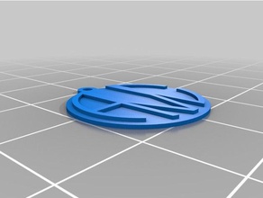 meine kundenspezifische Monogramm-Anhänger mehrere Schleifen Schmuck 3d print model - Mito3D