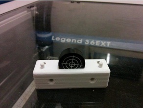epilog Üçgen tutucu odağı aracı sahipleri kutuları lazer kesici hedef 3d print model - Mito3D