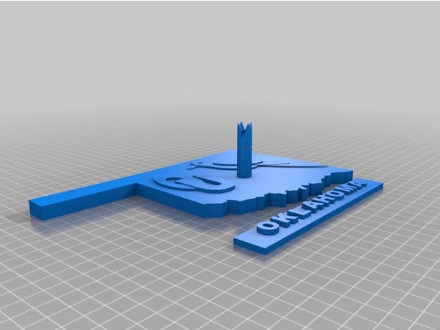 größten Teile von oklahoma 3d drucken 3D print model - Mito3D