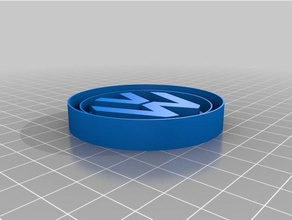 cookies cutter ww signs logos cookie logo stamp vw golf 3d print model - Mito3D
